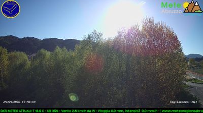 immagine della webcam nei dintorni di Cervara di Roma: webcam Tagliacozzo