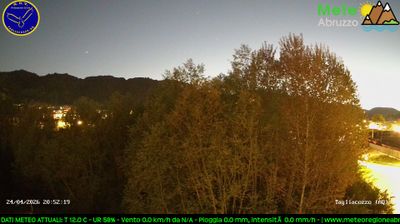 immagine della webcam nei dintorni di Colle di Tora: webcam Tagliacozzo