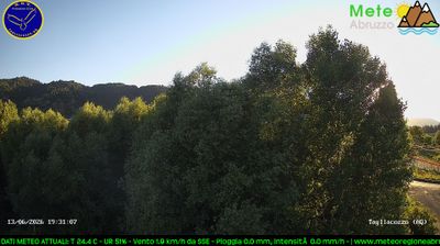 immagine della webcam nei dintorni di Vallepietra: webcam Tagliacozzo