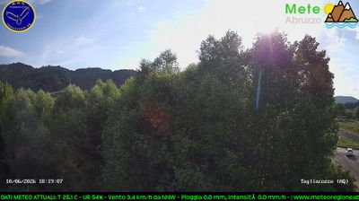 immagine della webcam nei dintorni di Cappadocia: webcam Tagliacozzo