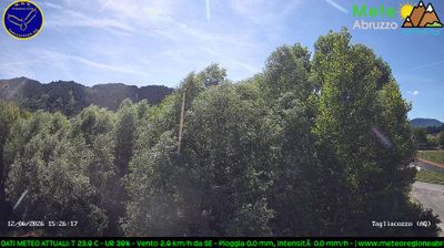 immagine della webcam nei dintorni di Pescorocchiano: webcam Tagliacozzo