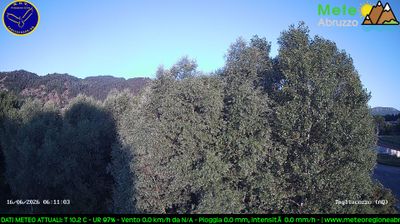 immagine della webcam nei dintorni di Rocca di Cambio: webcam Tagliacozzo