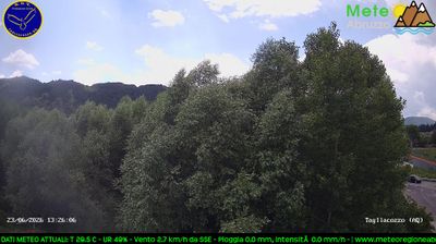 immagine della webcam nei dintorni di Avezzano: webcam Tagliacozzo
