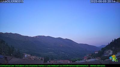 immagine della webcam nei dintorni di San Vittorino: webcam Arsoli