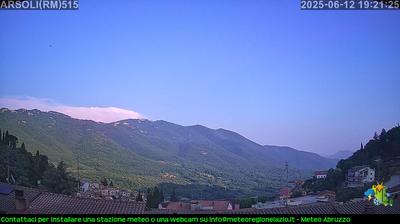 immagine della webcam nei dintorni di Cervara di Roma: webcam Arsoli