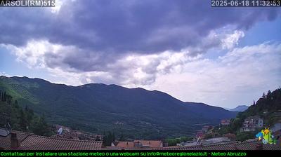 immagine della webcam nei dintorni di Sante Marie: webcam Arsoli