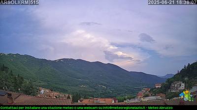 immagine della webcam nei dintorni di Mandela: webcam Arsoli