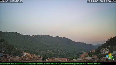 immagine della webcam nei dintorni di Castel San Pietro Romano: webcam Arsoli
