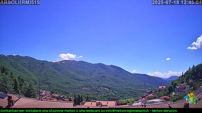 immagine della webcam nei dintorni di Petrella Salto: webcam Arsoli