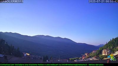 immagine della webcam nei dintorni di Fiumata: webcam Arsoli