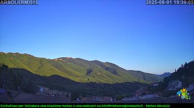 immagine della webcam nei dintorni di Colle di Tora: webcam Arsoli
