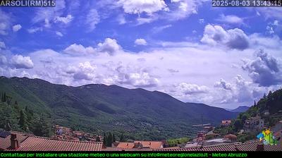 immagine della webcam nei dintorni di Sante Marie: webcam Arsoli