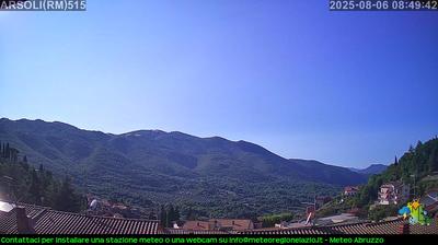 immagine della webcam nei dintorni di Mandela: webcam Arsoli