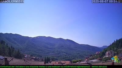 immagine della webcam nei dintorni di Serrone: webcam Arsoli