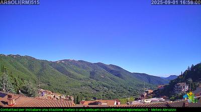 immagine della webcam nei dintorni di Petrella Salto: webcam Arsoli