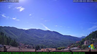 immagine della webcam nei dintorni di Vallepietra: webcam Arsoli
