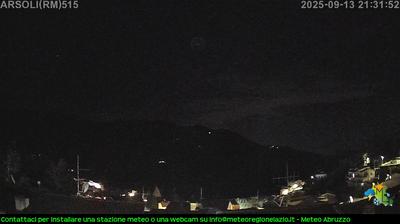 immagine della webcam nei dintorni di Capranica Prenestina: webcam Arsoli