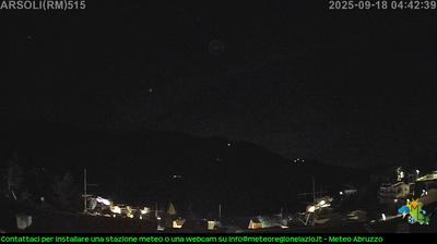 immagine della webcam nei dintorni di Borgorose: webcam Arsoli