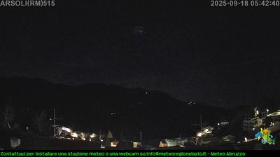 immagine della webcam nei dintorni di Castel San Pietro Romano: webcam Arsoli