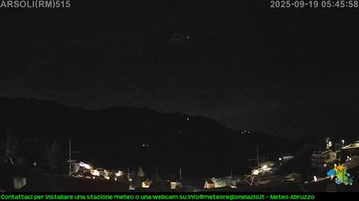 immagine della webcam nei dintorni di Castellafiume: webcam Arsoli