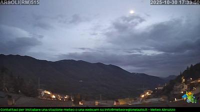 immagine della webcam nei dintorni di Capranica Prenestina: webcam Arsoli