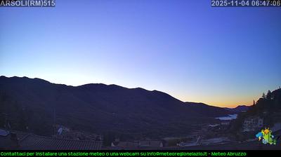 immagine della webcam nei dintorni di Sante Marie: webcam Arsoli