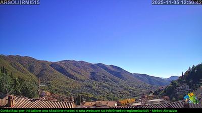 immagine della webcam nei dintorni di Mandela: webcam Arsoli