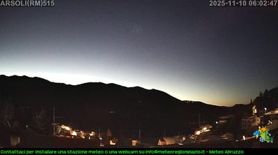 immagine della webcam nei dintorni di Campaegli: webcam Arsoli