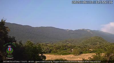 immagine della webcam nei dintorni di Cervara di Roma: webcam Rocca di Botte