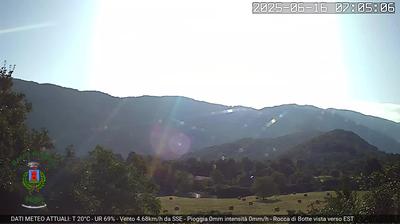 immagine della webcam nei dintorni di Guadagnolo: webcam Rocca di Botte