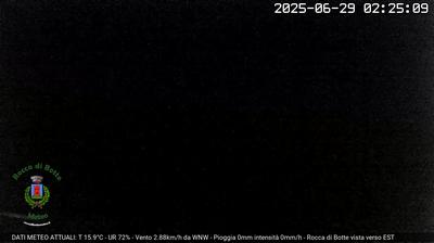 immagine della webcam nei dintorni di Petrella Salto: webcam Rocca di Botte