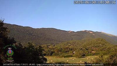immagine della webcam nei dintorni di Cervara di Roma: webcam Rocca di Botte