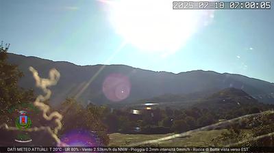 immagine della webcam nei dintorni di Vallepietra: webcam Rocca di Botte
