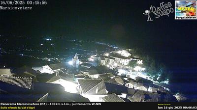 immagine della webcam nei dintorni di Monte Sirino: webcam Marsicovetere