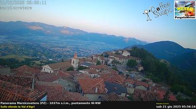 immagine della webcam nei dintorni di Castelsaraceno: webcam Marsicovetere