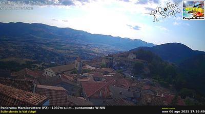 immagine della webcam nei dintorni di Castelsaraceno: webcam Marsicovetere