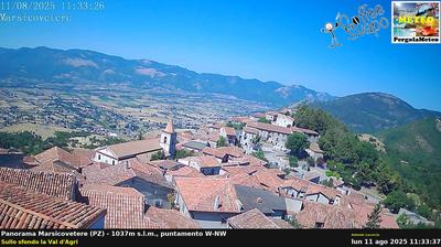 immagine della webcam nei dintorni di Monte Sirino: webcam Marsicovetere