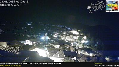 immagine della webcam nei dintorni di Castelsaraceno: webcam Marsicovetere