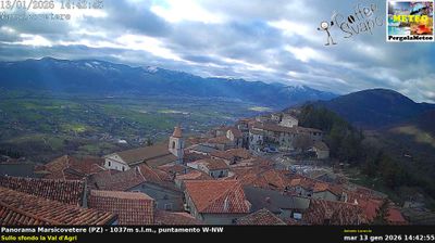 immagine della webcam nei dintorni di Monte Sirino: webcam Marsicovetere