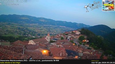 immagine della webcam nei dintorni di Monte Sirino: webcam Marsicovetere