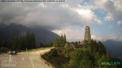 immagine della webcam nei dintorni di Velo d'Astico: webcam Valli del Pasubio