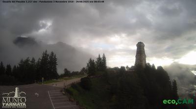 immagine della webcam nei dintorni di Altissimo: webcam Valli del Pasubio