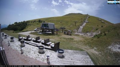 immagine della webcam nei dintorni di Castelluccio Norcia: webcam Sassotetto