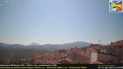 immagine della webcam nei dintorni di Monte Sirino: webcam Moliterno