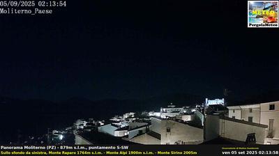 immagine della webcam nei dintorni di Grumento Nova: webcam Moliterno