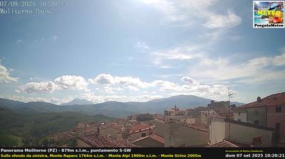 immagine della webcam nei dintorni di Tramutola: webcam Moliterno