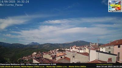 immagine della webcam nei dintorni di Monte Sirino: webcam Moliterno