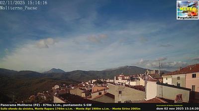 immagine della webcam nei dintorni di Monte Sirino: webcam Moliterno
