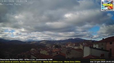 immagine della webcam nei dintorni di Monte Sirino: webcam Moliterno