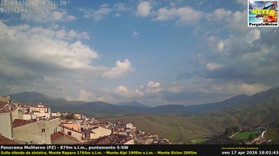 immagine della webcam nei dintorni di Monte Sirino: webcam Moliterno